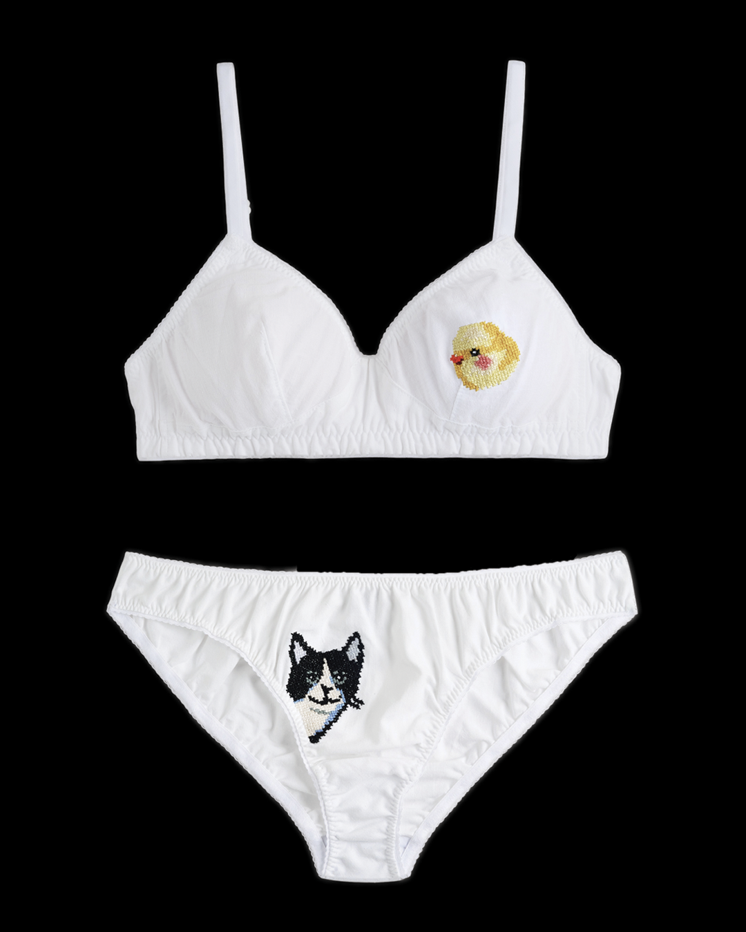 "Bec et moustache" - Napperon x Andoni Maillard