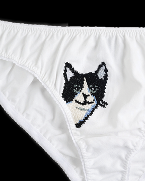 "Bec et moustache" - Napperon x Andoni Maillard