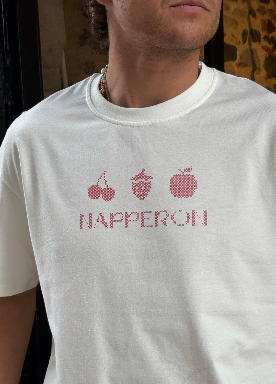 Le T-shirt Napperon à broder