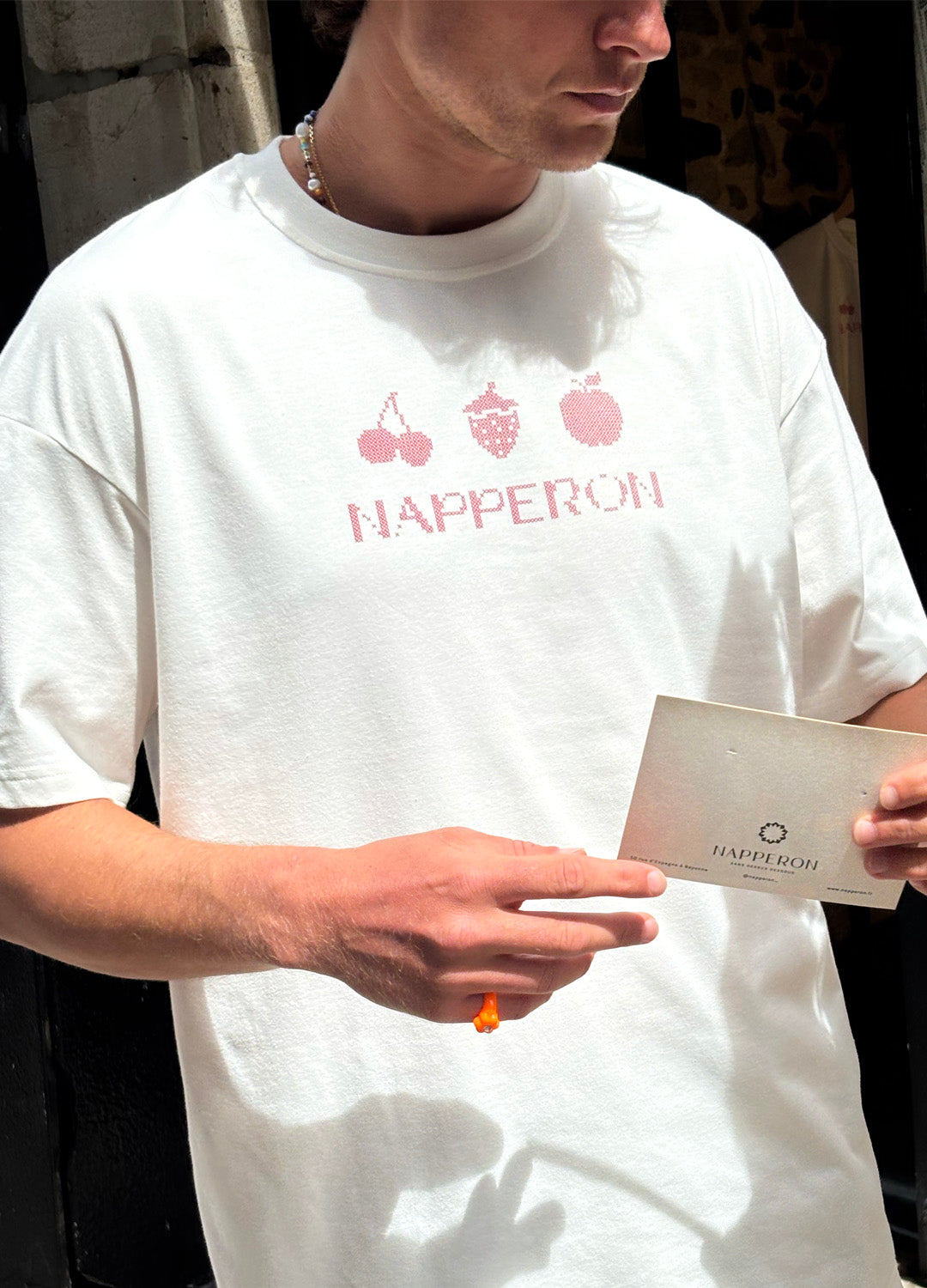 Le T-shirt Napperon à broder